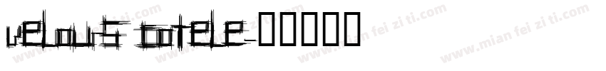 Velours cotele字体转换